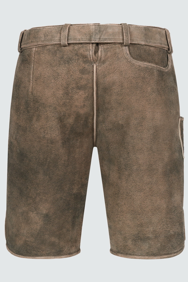 Lederhose Gildo mit Gürtel