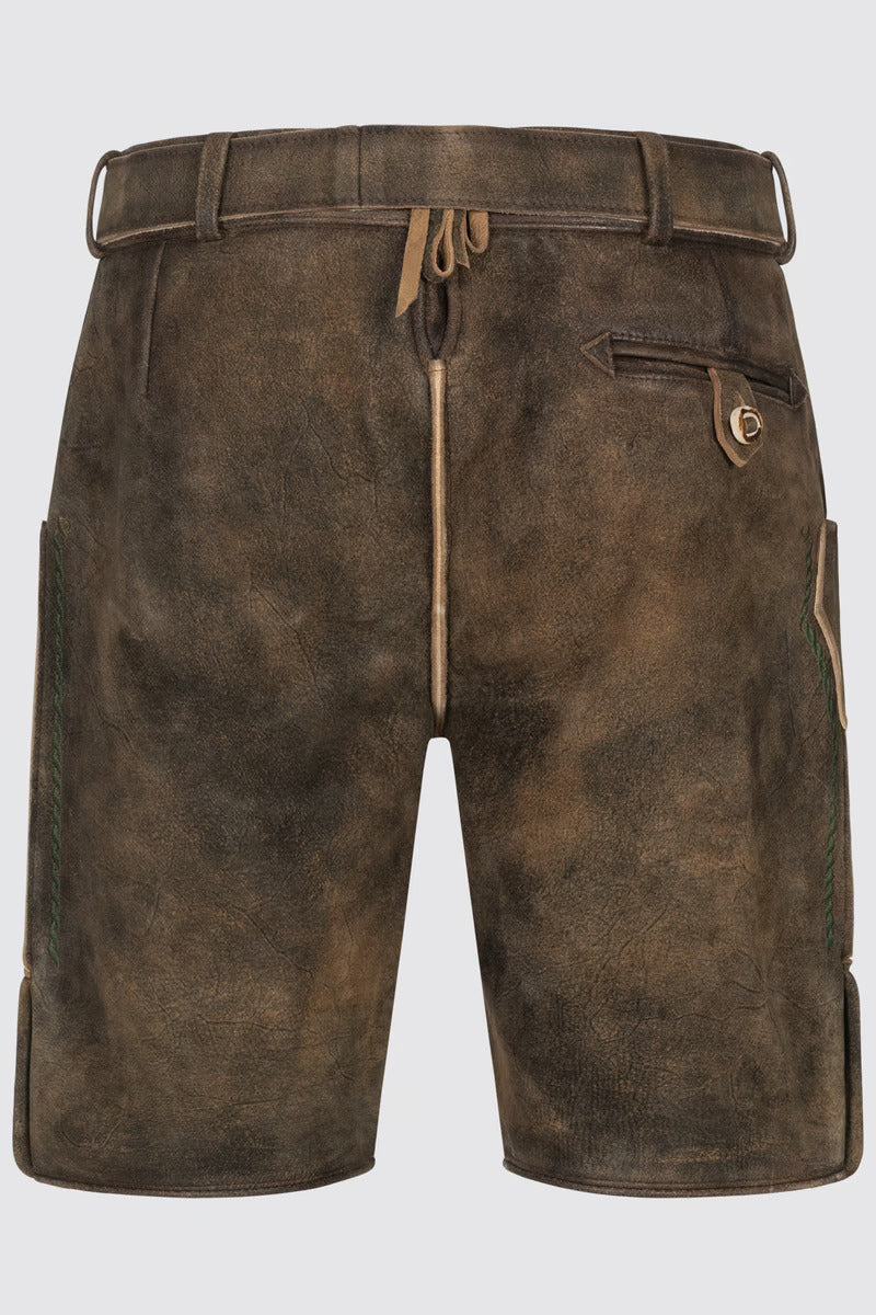 Kruger Men's Lederhosen "Tarius" with belt