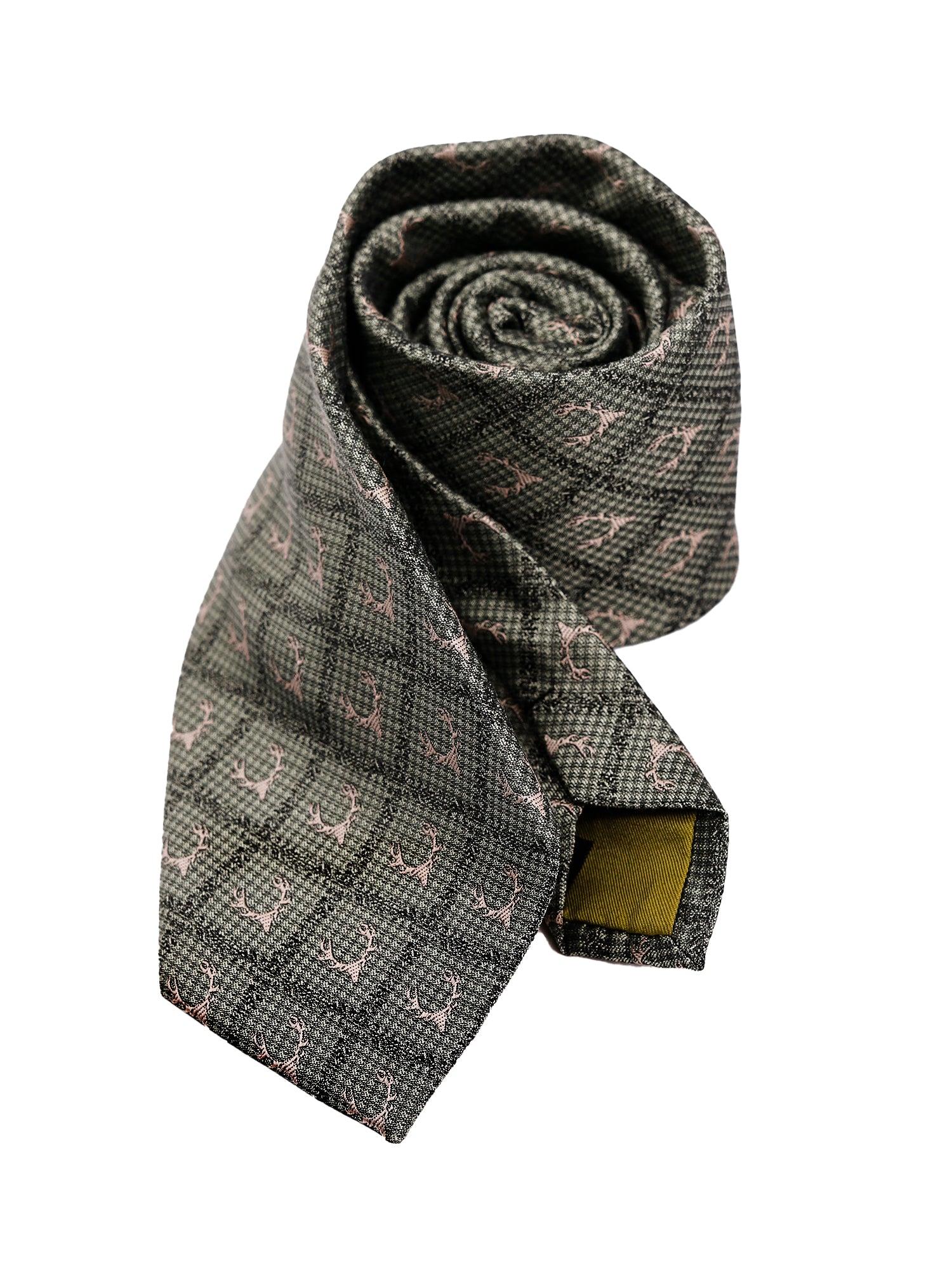 Tie with Deer Antlers