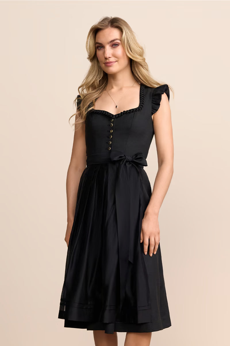 Krüger Livin Long Dirndl, Black — 70cm 2pc Set