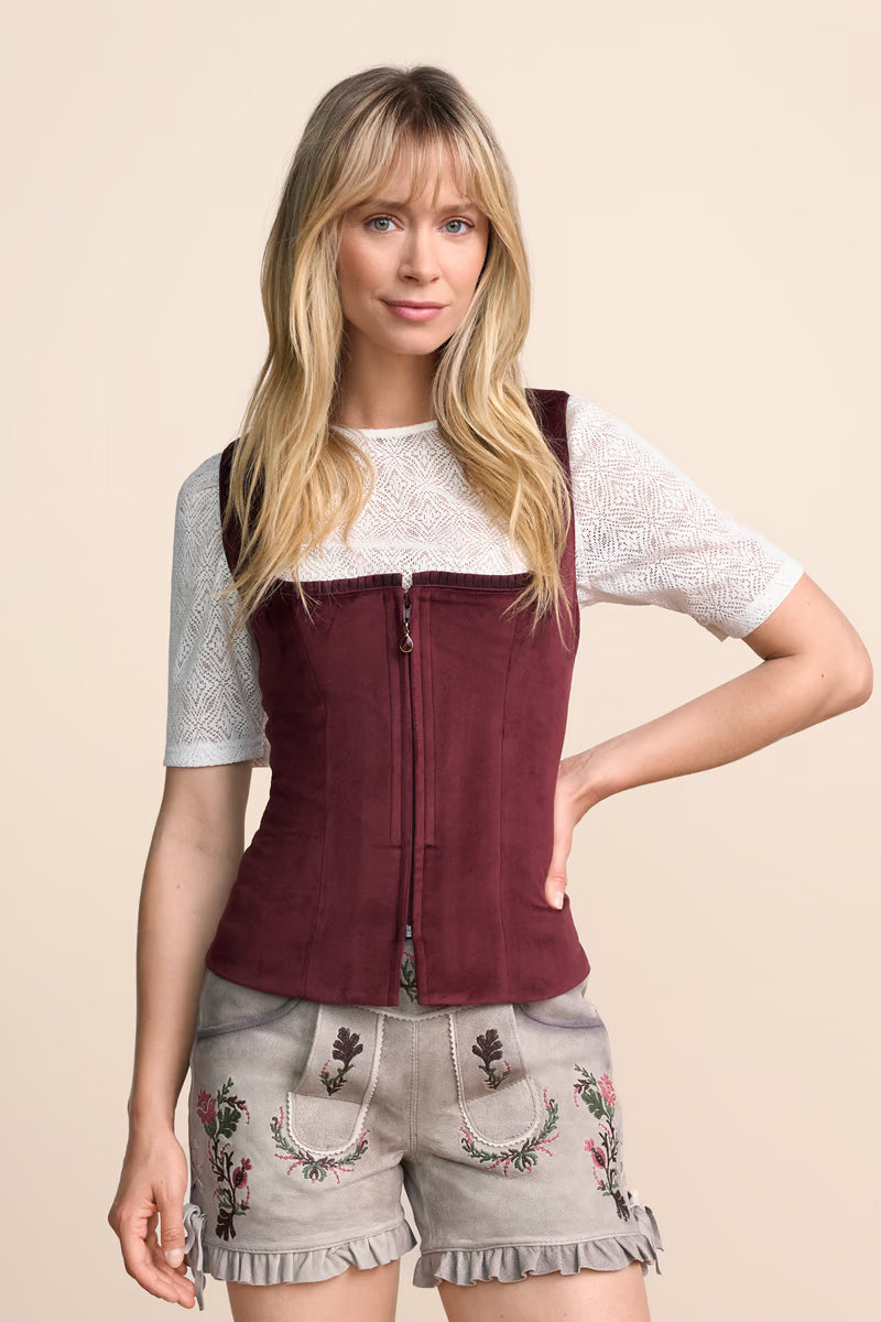 Kruger Traditional Bodice "Dilia" red