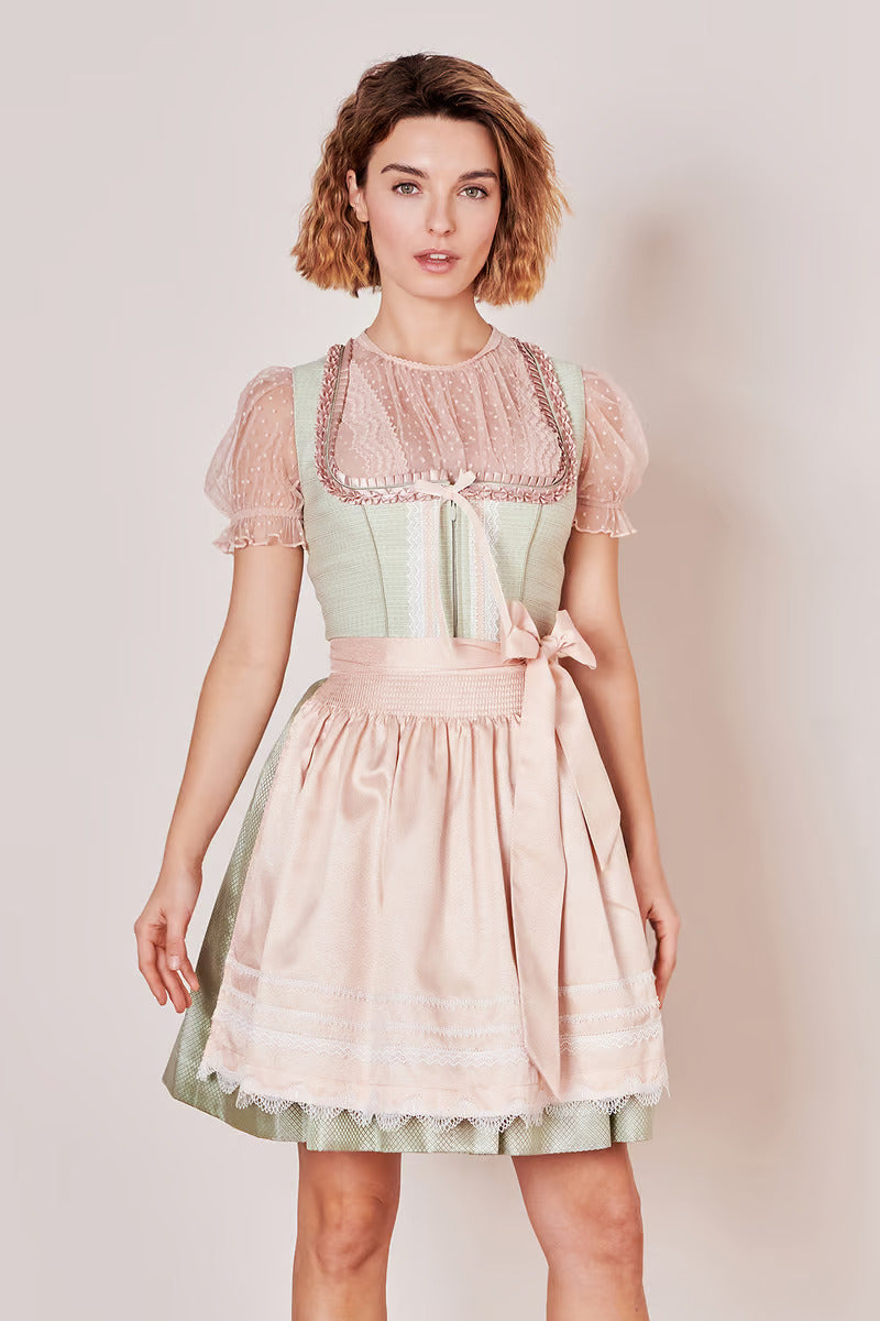 Krueger Mini Dirndl 2pcs. 50cm "Rina" mint (40) closeout
