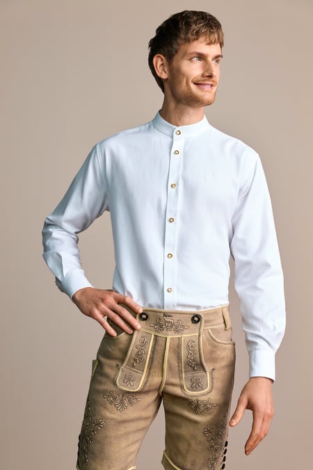 Trachten shirt Bodo — white