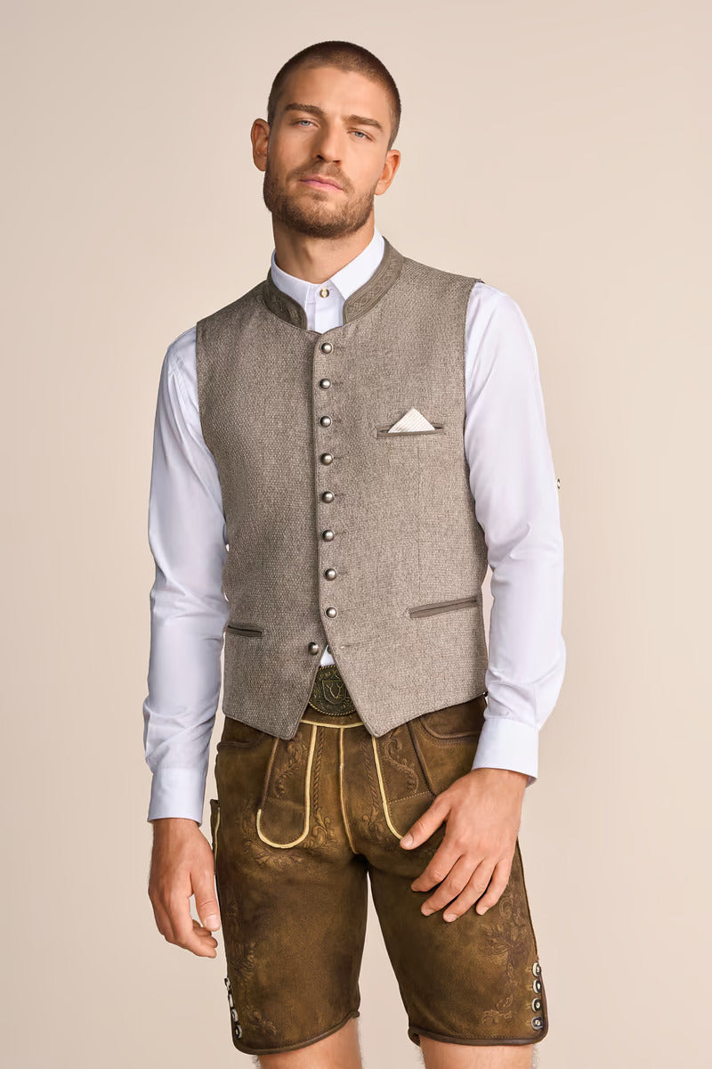 Kruger Traditional Vest "Jorn" brown (54,58,60)