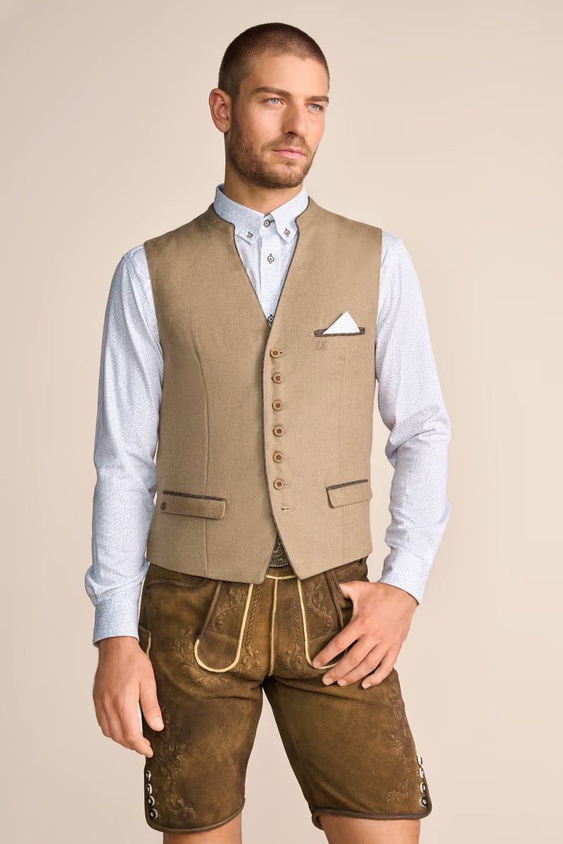 Kruger Traditional Vest "Livius" tan