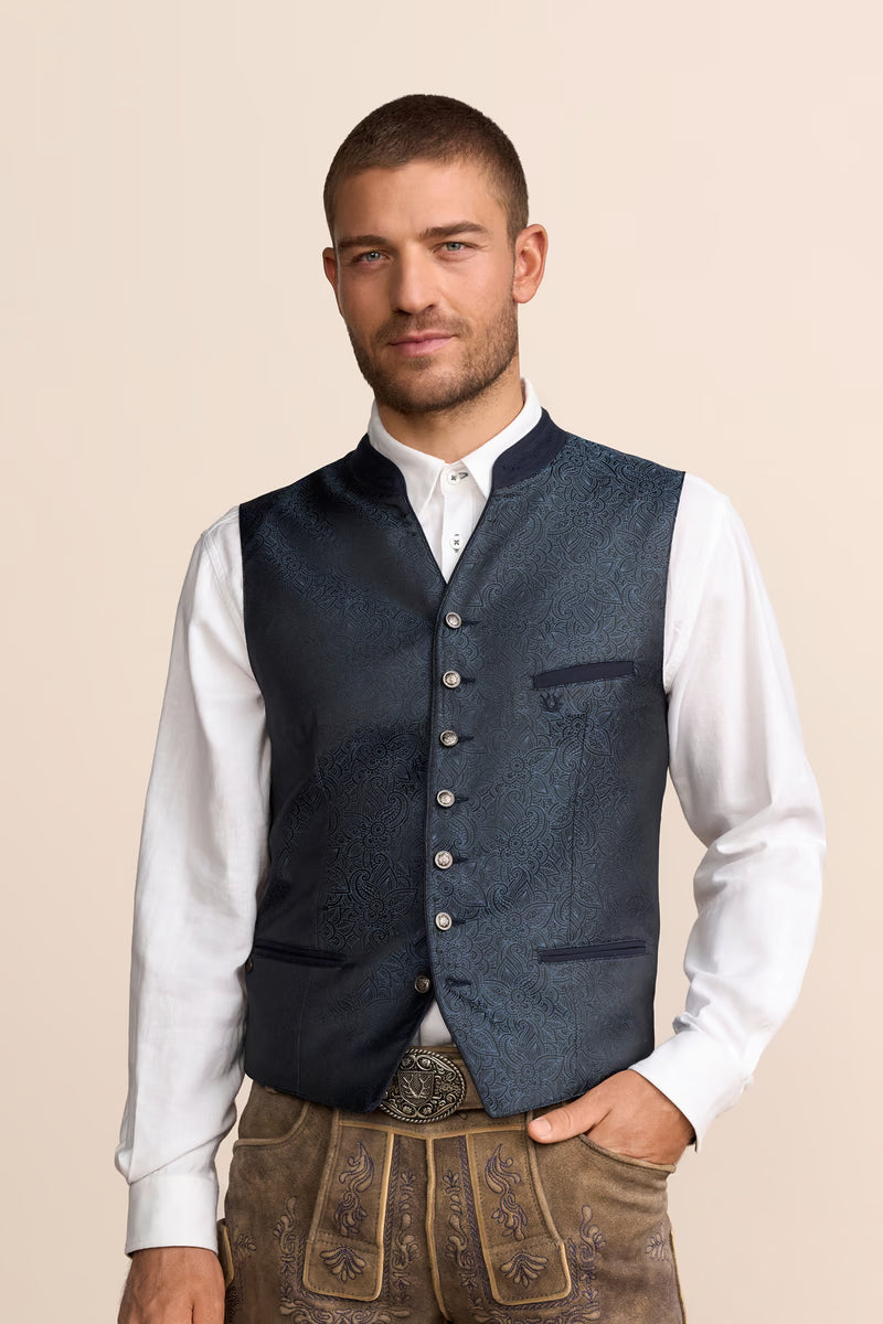 Kruger Traditional Vest "Christof" Blue