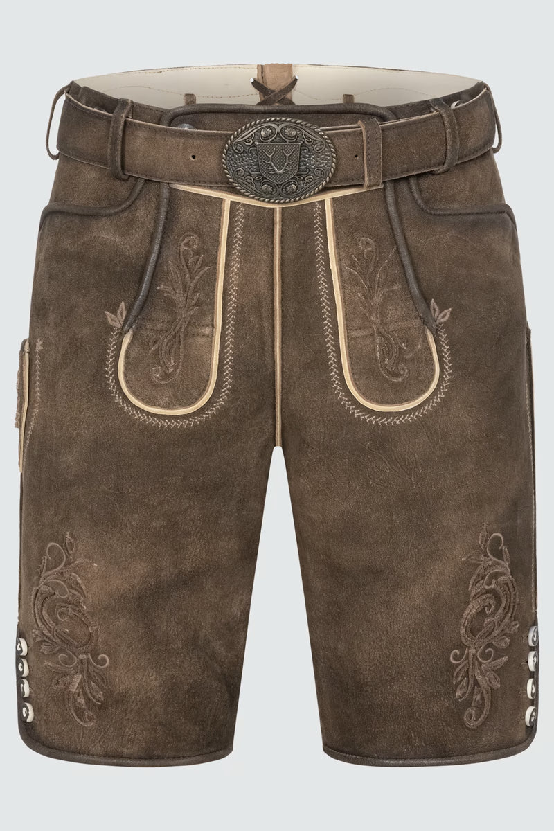 Kruger Men's Lederhosen "Jendrik" brown