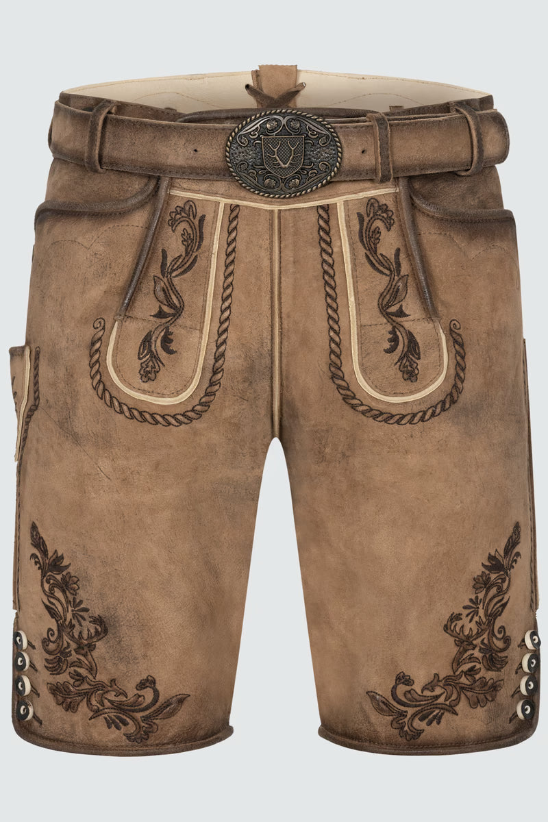 Kruger Men's Lederhosen "Devian" brown