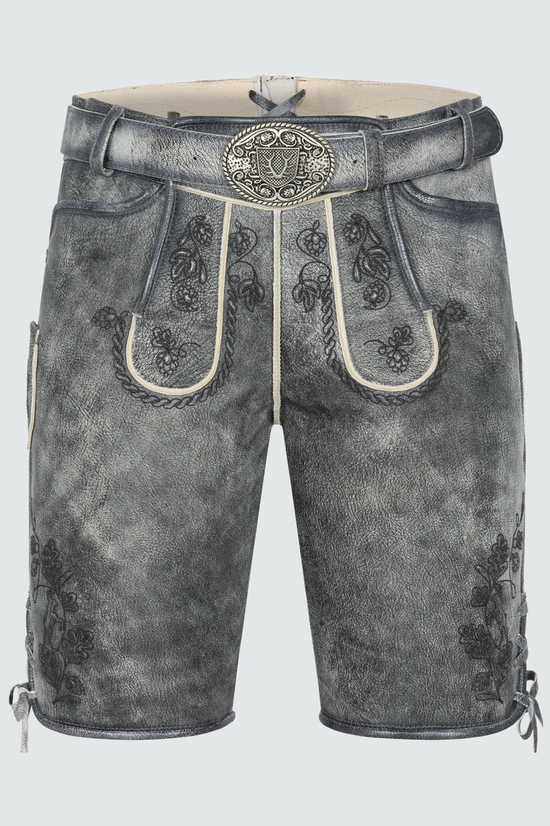 Lederhose Okko mit Gürtel