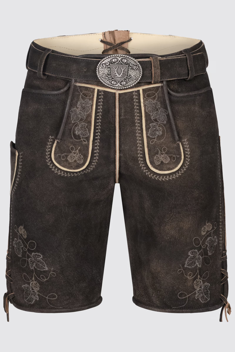 Kruger Men's Lederhosen "Nikolas" dark brown