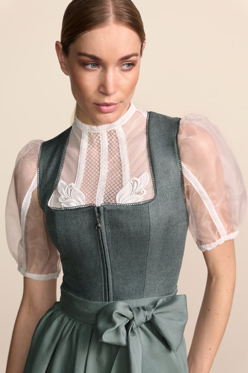 Kruger Long Dirndl 2pcs. 70cm "Katelyn" green