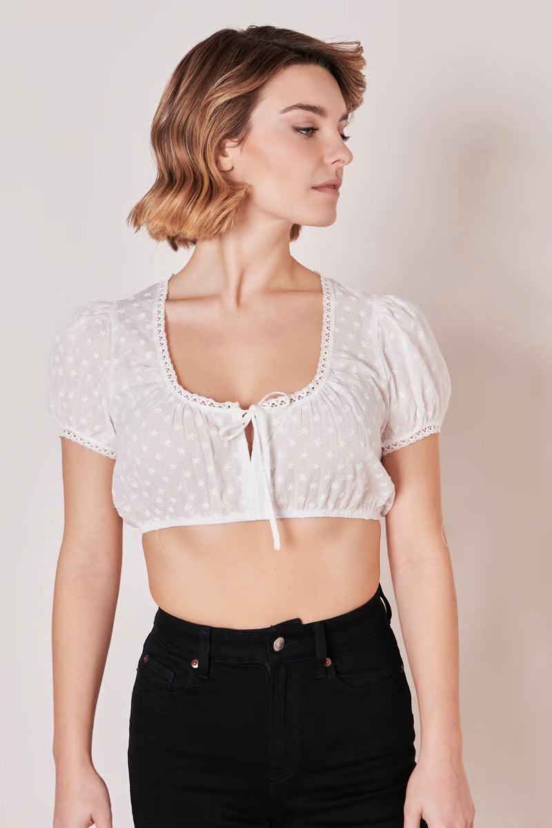 Kruger Dirndl Blouse "Sita" ecru