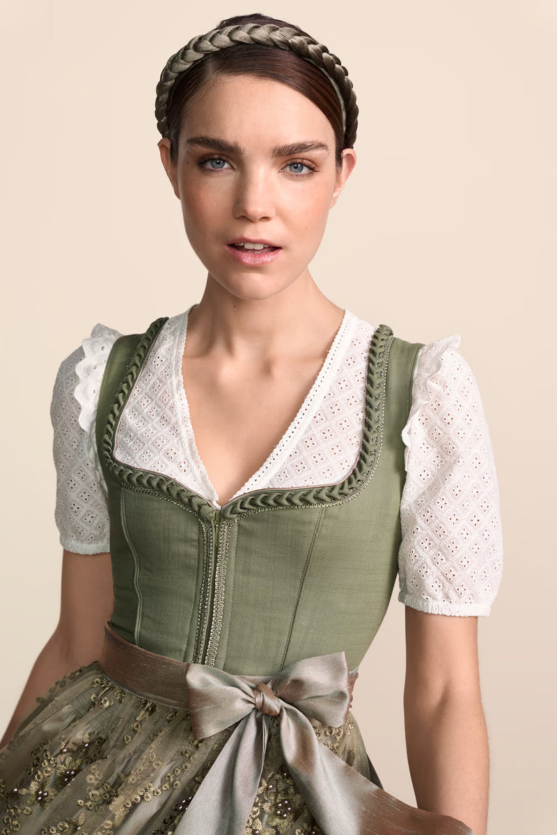 Kruger Malana Mini Dirndl, Green — 50cm 2pc Set
