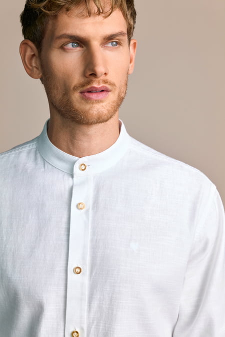 Trachten shirt Kai — white