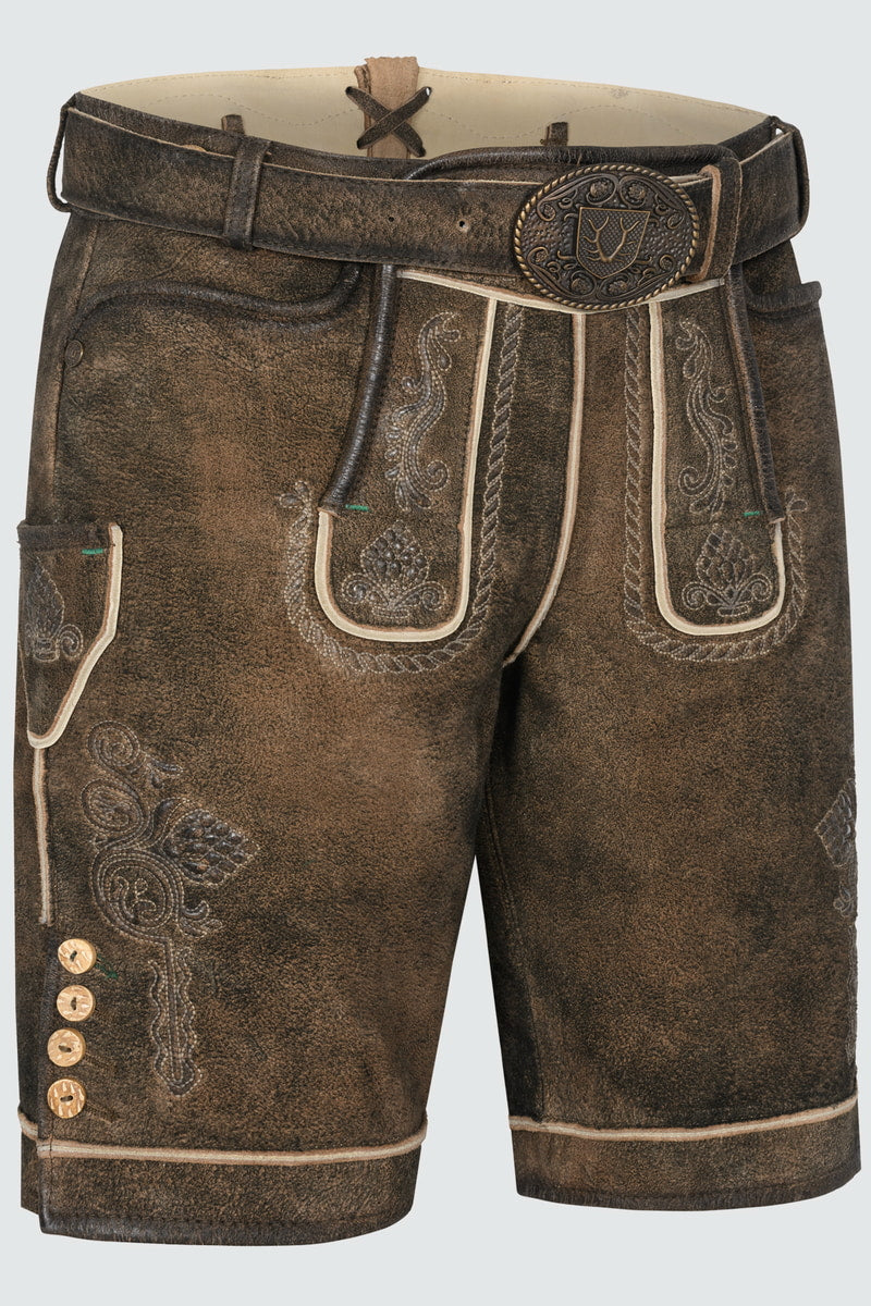 Lederhose Waris mit Gürtel