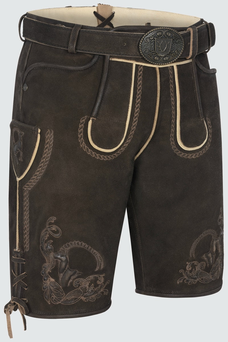 Lederhose Balian mit Gürtel