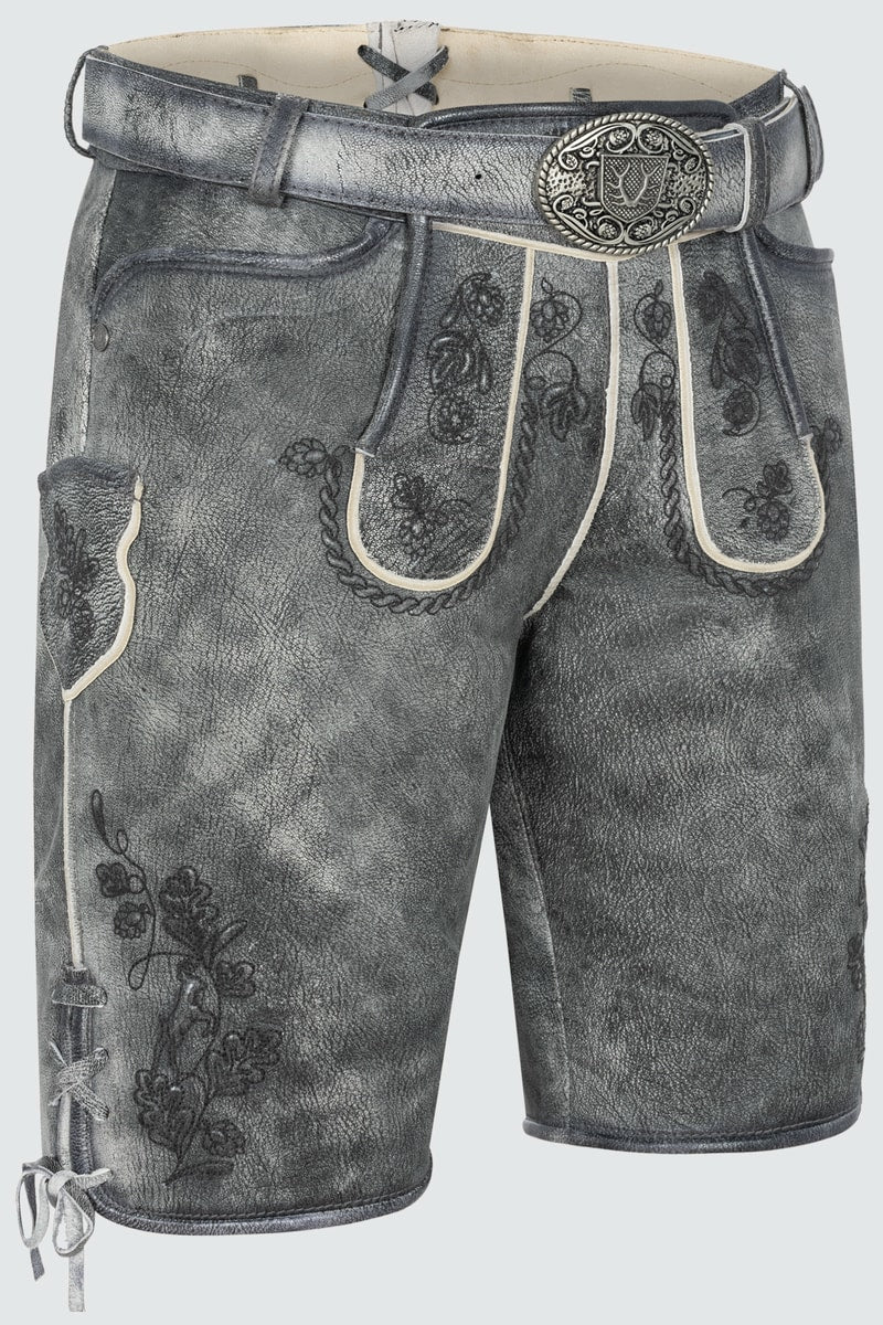 Lederhose Okko mit Gürtel
