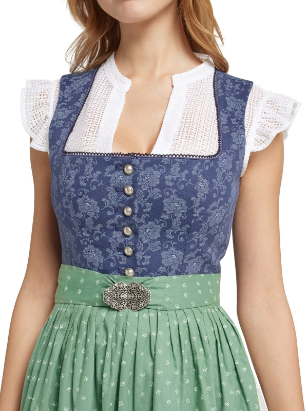 Berwin Short Sleeve Dirndl Blouse "Thea" ecru