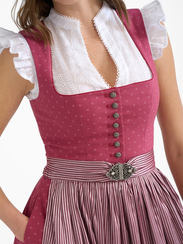 Berwin Short Sleeve Dirndl Blouse "Britta" white