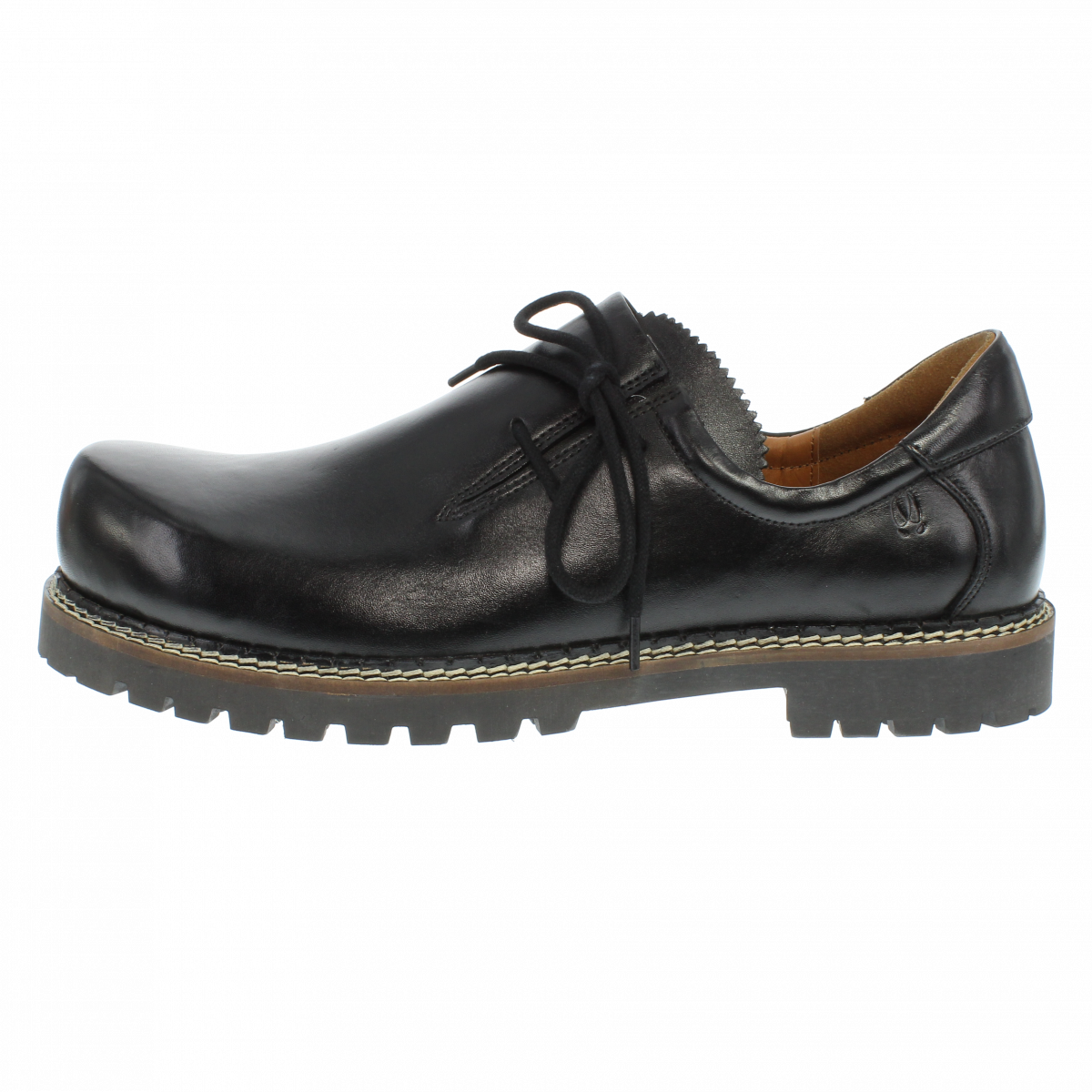 Xaver Mens Haferl Shoes "Josef" black