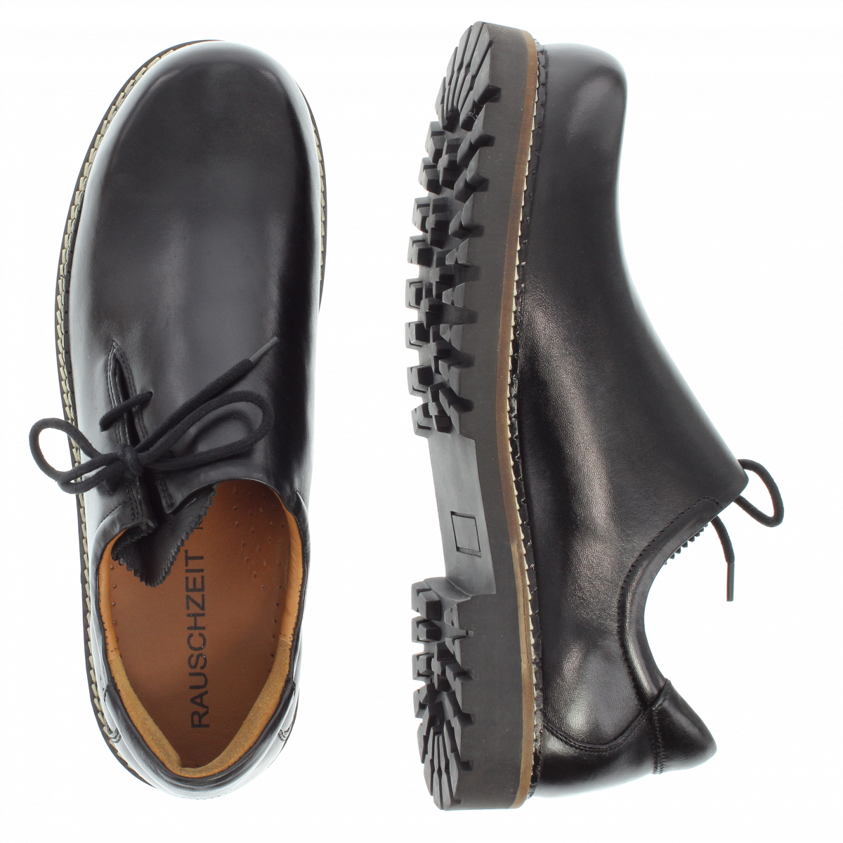 Xaver Mens Haferl Shoes "Josef" black