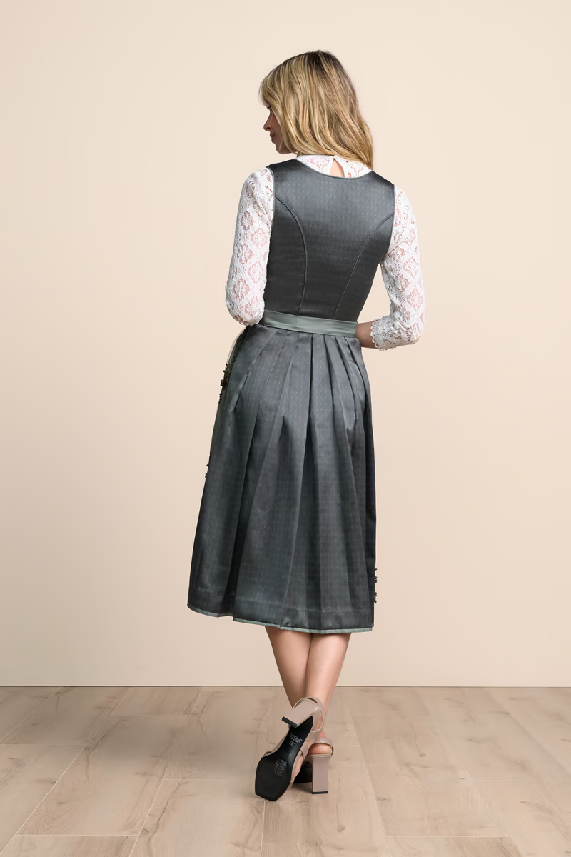 Kruger Long Dirndl 2pcs. 70cm "Lunessa" green