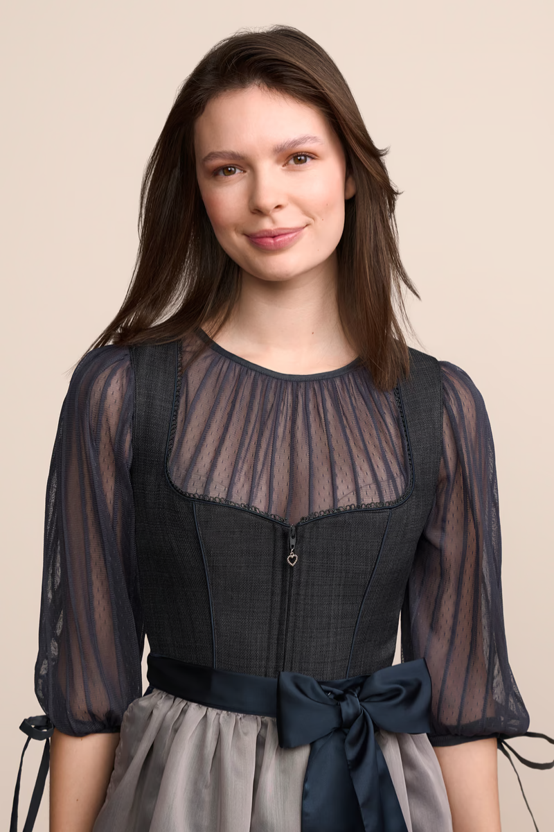 (new) Kruger Long Dirndl 2pcs. 70cm "Marin" black