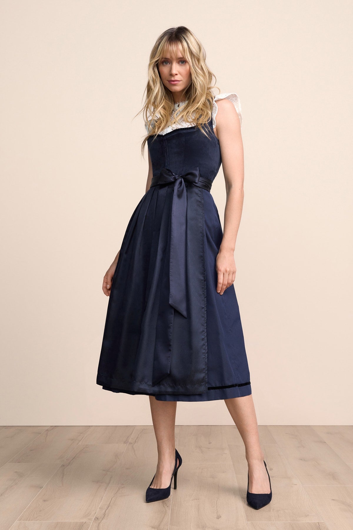 Kruger Elenora maxi dirndl in blue, 80cm