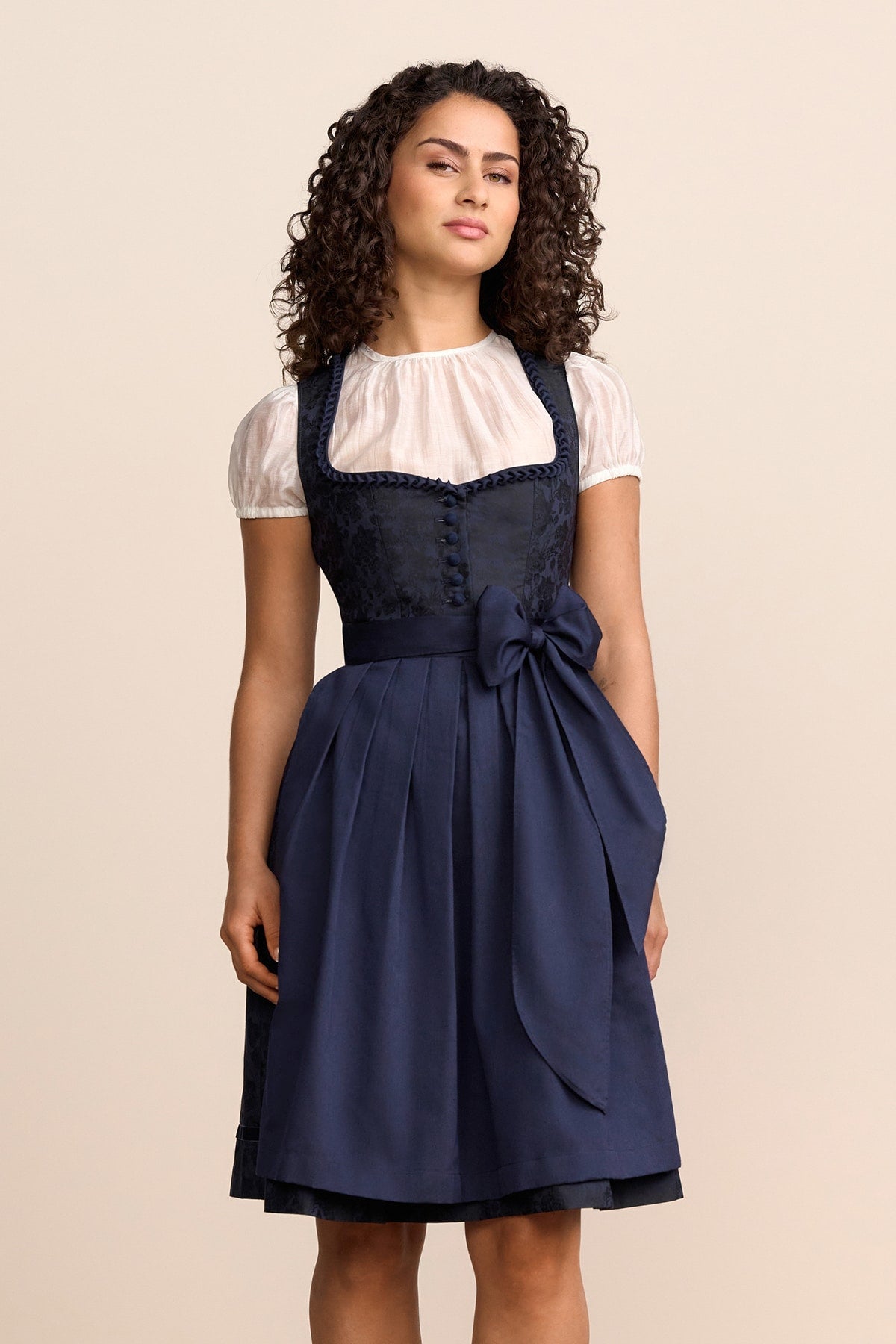 Kruger Olesya midi dirndl in blue, 60cm