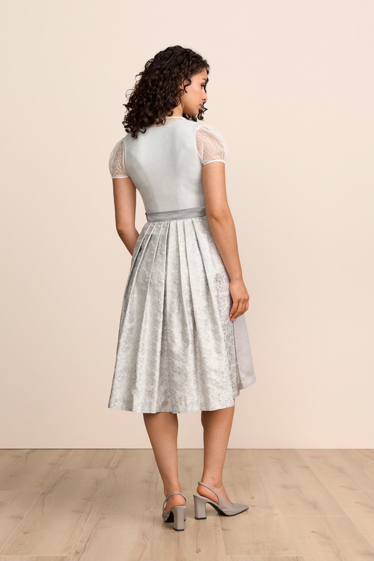 Kruger Zilina long dirndl in grey, 70cm