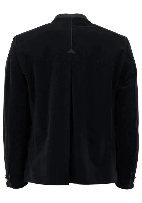 Gipfelstürmer Traditional Velvet Jacket "Xenado" black