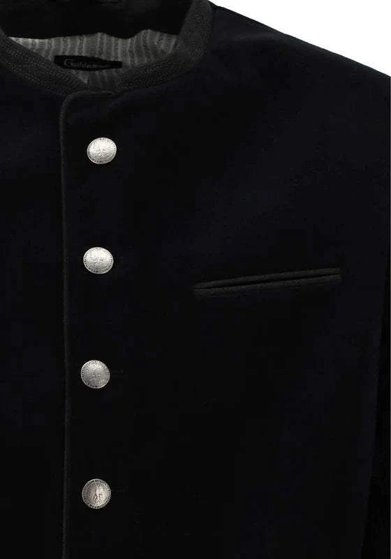 Gipfelstürmer Traditional Velvet Jacket "Xenado" black
