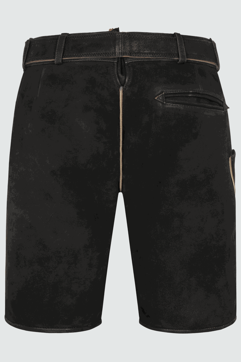Kruger Men's Lederhosen "Caelius" (brown) with Belt