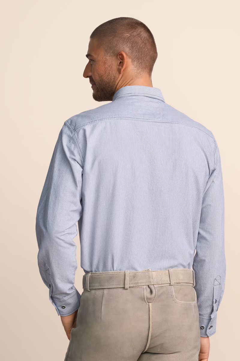 Krueger Traditional  Shirt "Auron" blue (m,L,2xl)