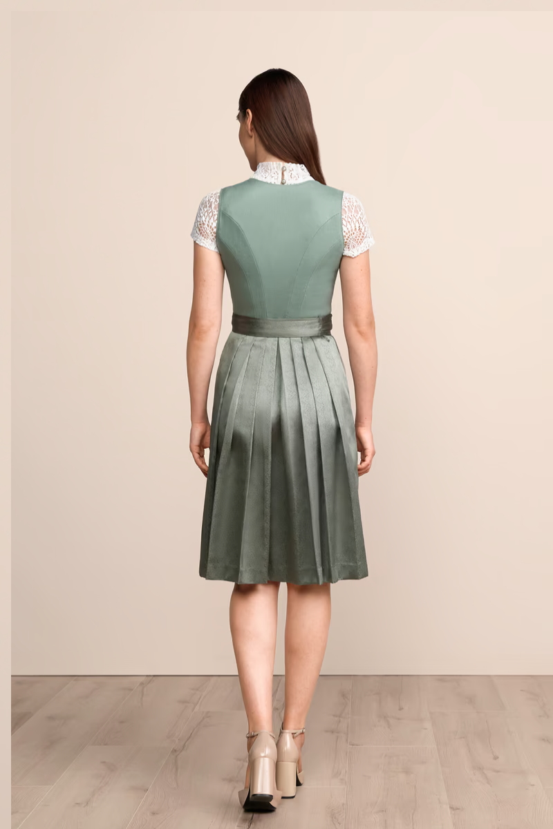 (new) Kruger Midi Dirndl 2pcs. 60cm "Nalia" green