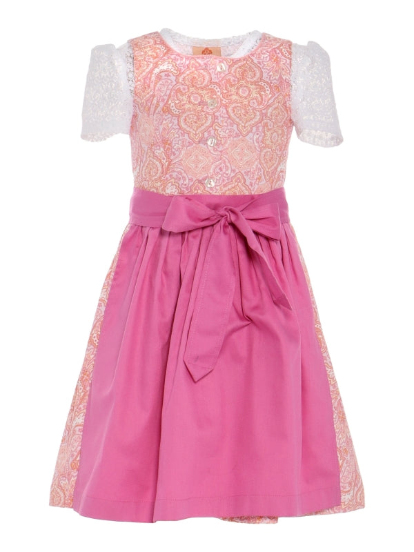 Barwolf Girls Dirndl 3 pcs. "Mila" pink