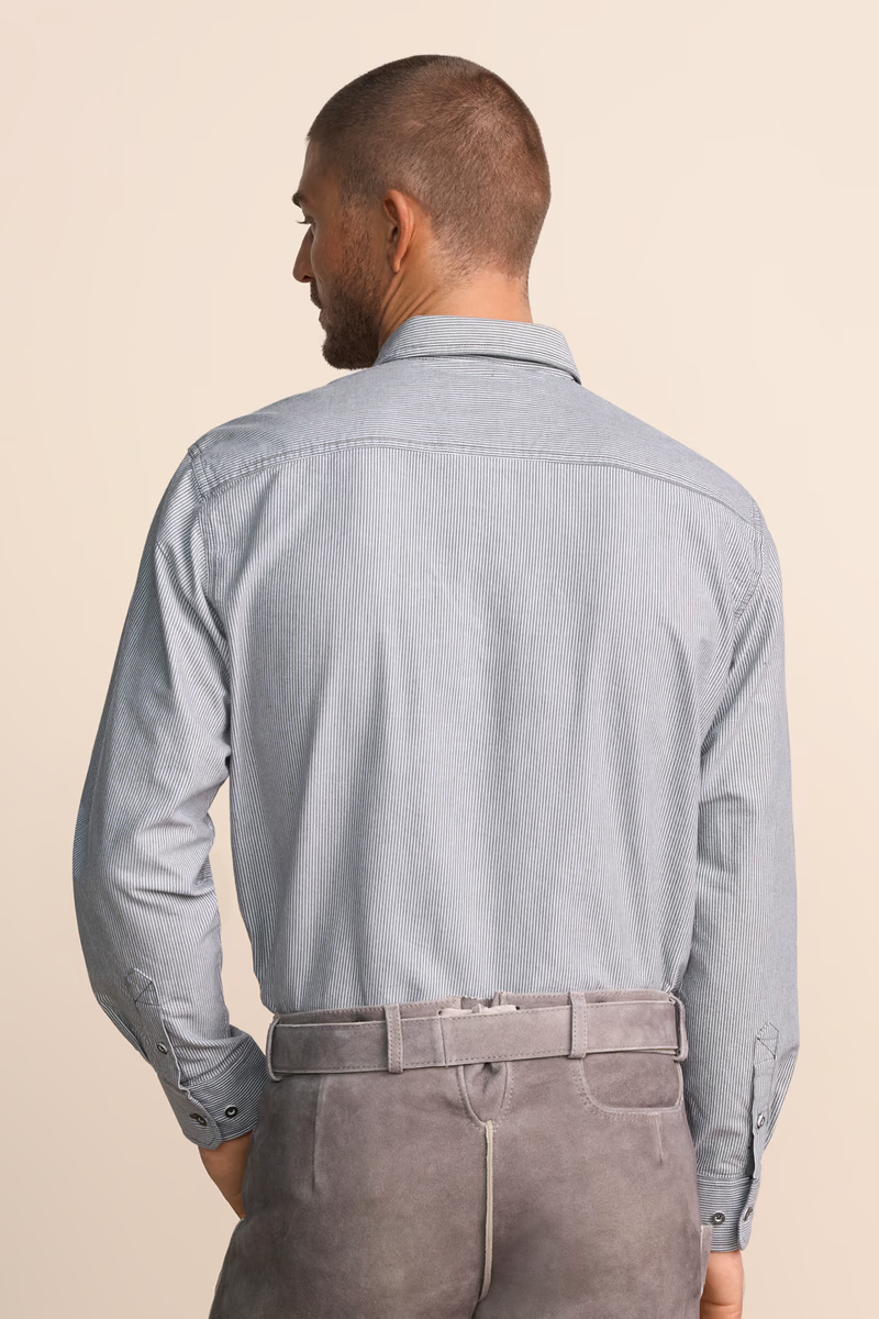 Krueger Traditional  Shirt "Auron" gray