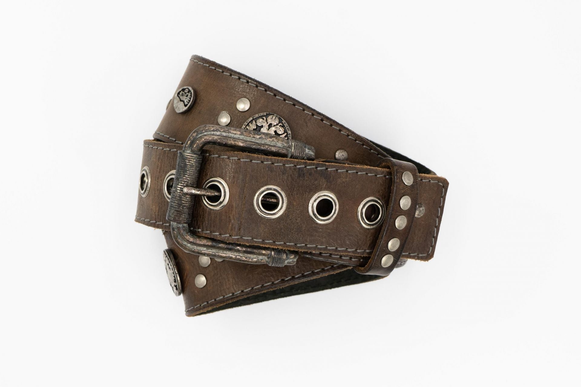 Imperial Eagle Leather Belt