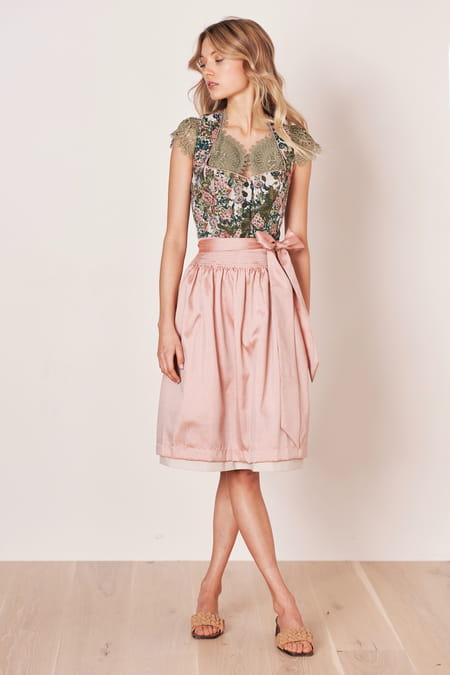 Julia Trentini Ellen Dirndl, Beige — 60cm Midi