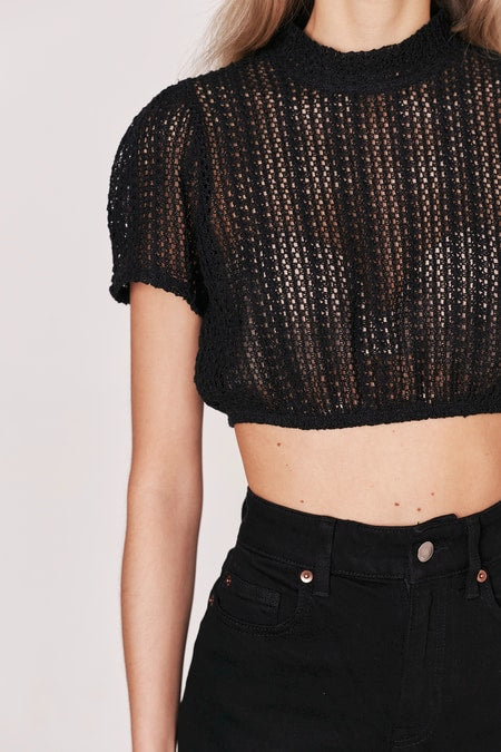 Dirndl blouse Lore — black
