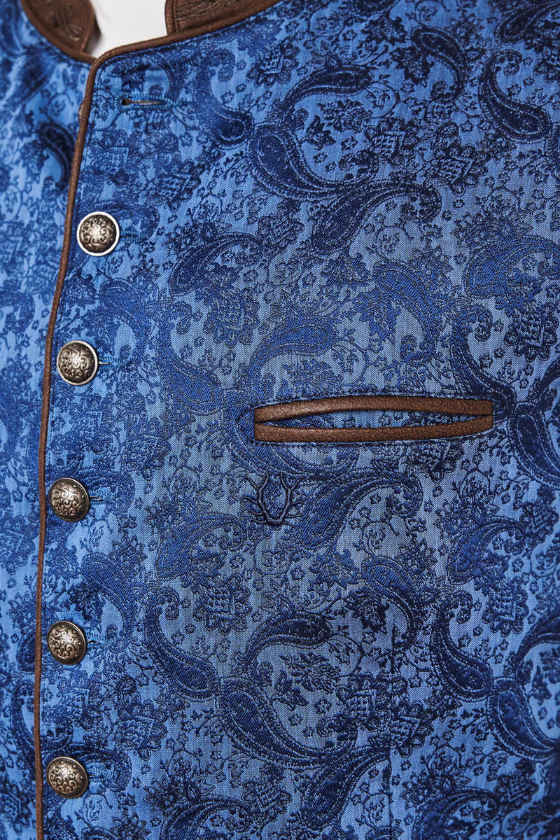 Kruger Traditional Vest "Leano" blue (low stock)