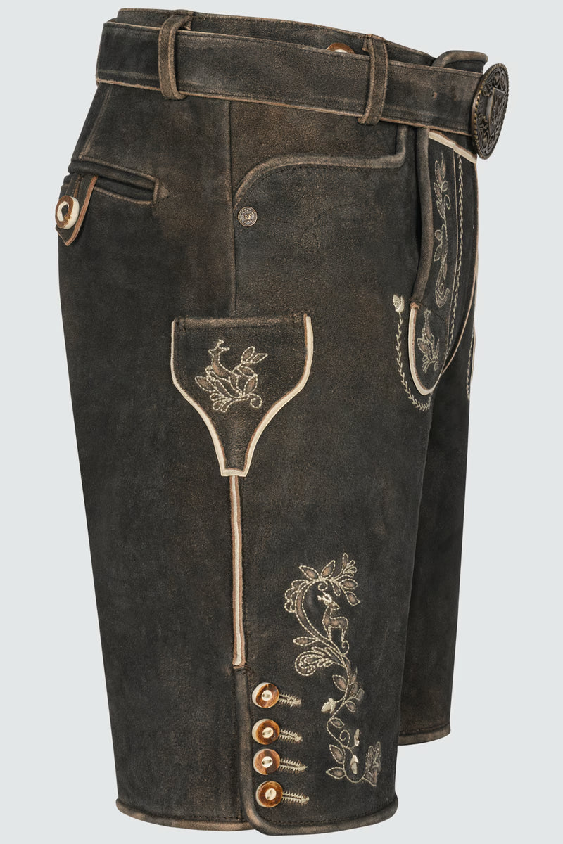 Kruger Men's Lederhosen "Arendt" with belt (52,54) low stock