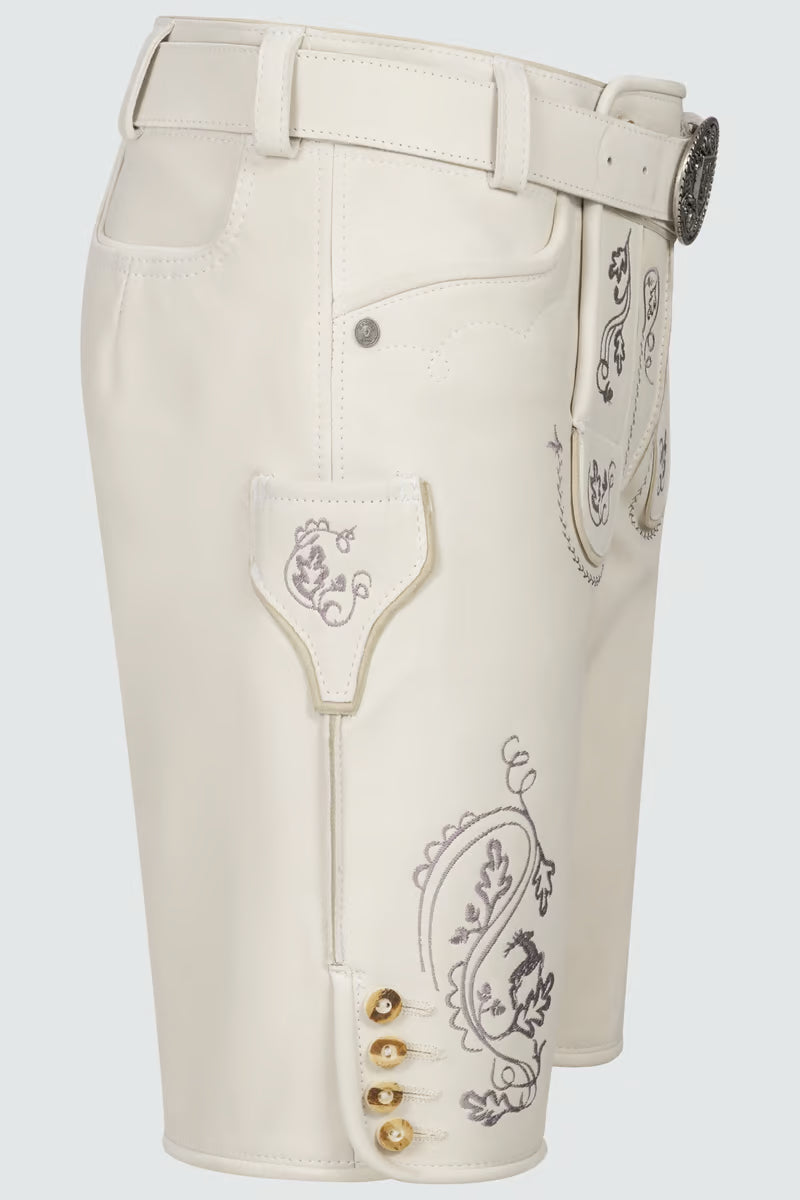 Kruger Men's Lederhosen "Evan" with Belt