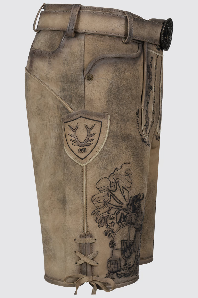 Kruger Men's Lederhosen "Giuliano" brown