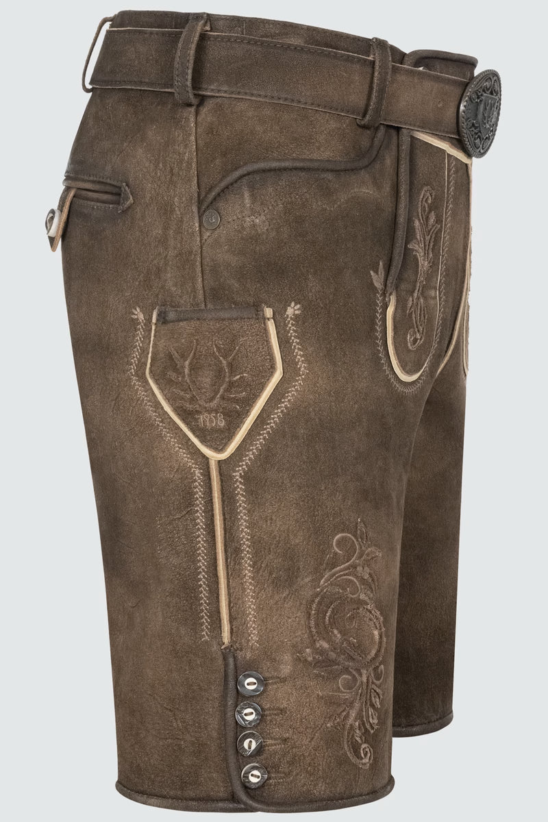 Kruger Men's Lederhosen "Jendrik" brown