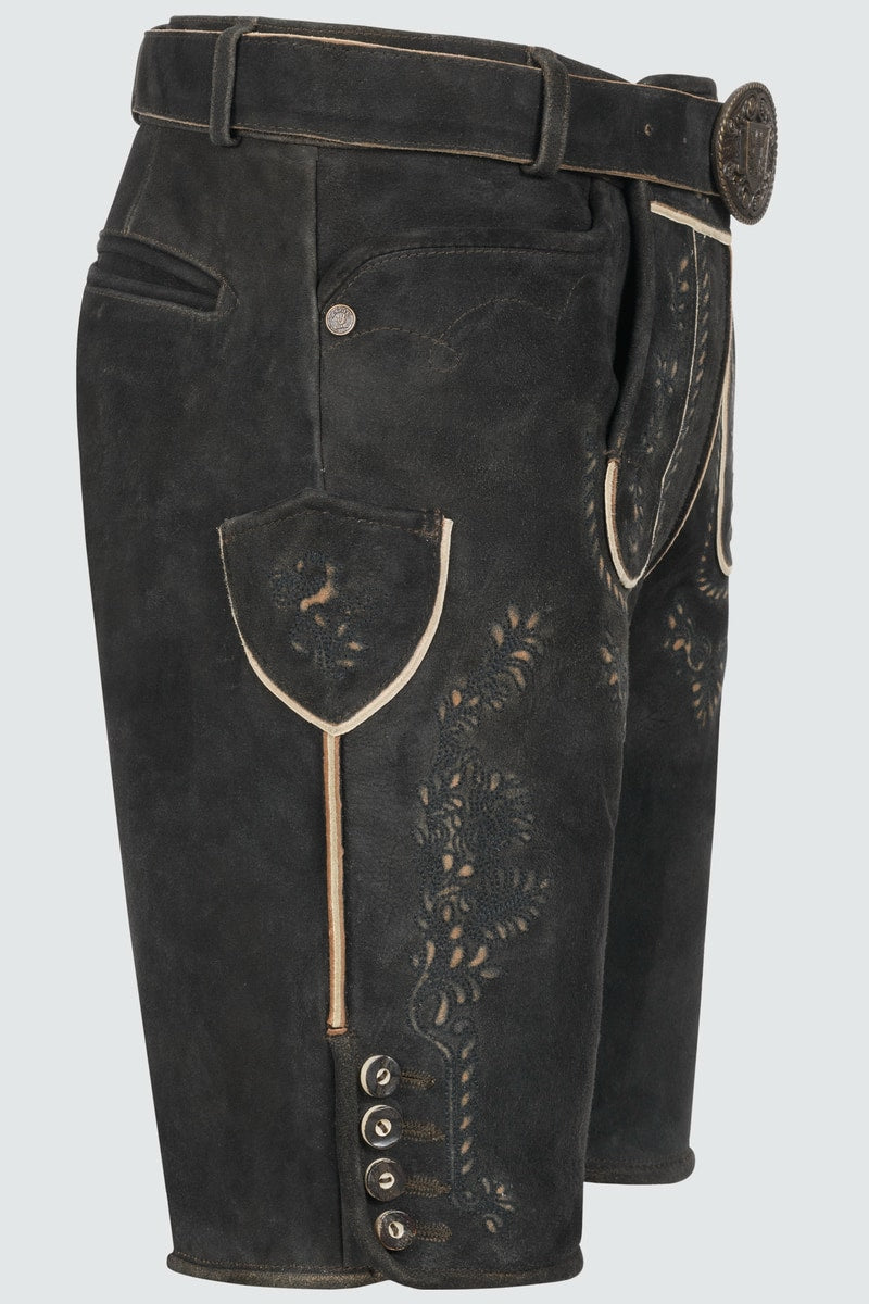 Lederhose Gaspar mit Gürtel