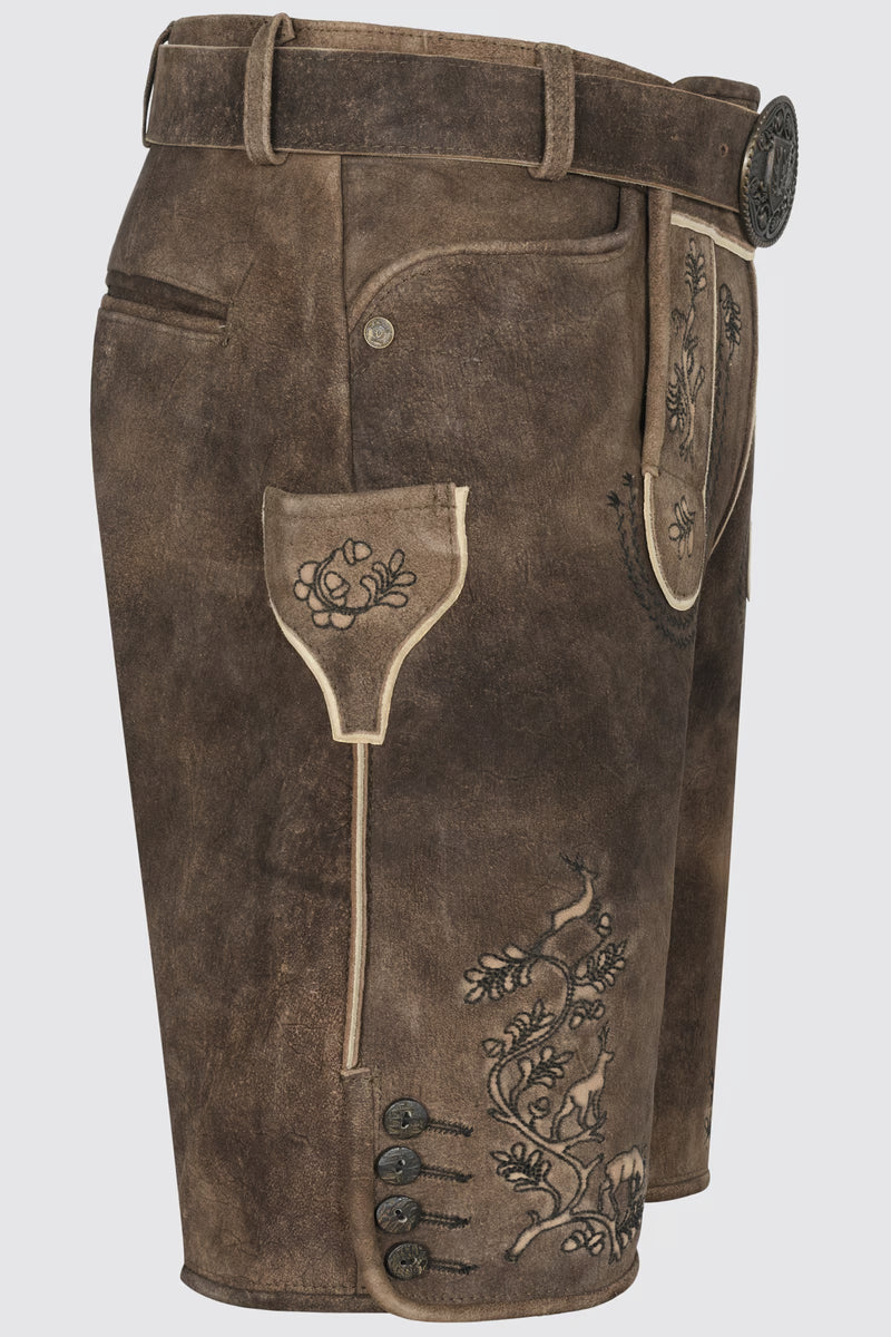 Kruger Men's Lederhosen "Mischa" brown