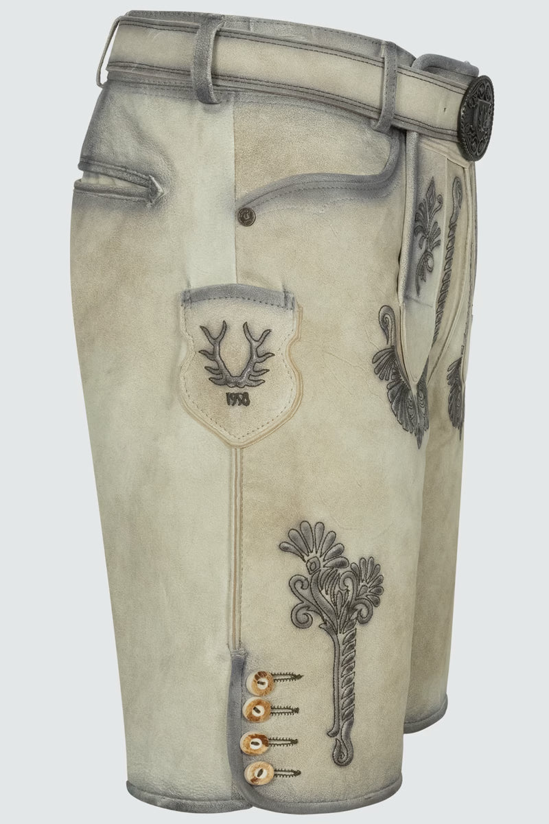 Kruger Men's Lederhosen "Aric" beige