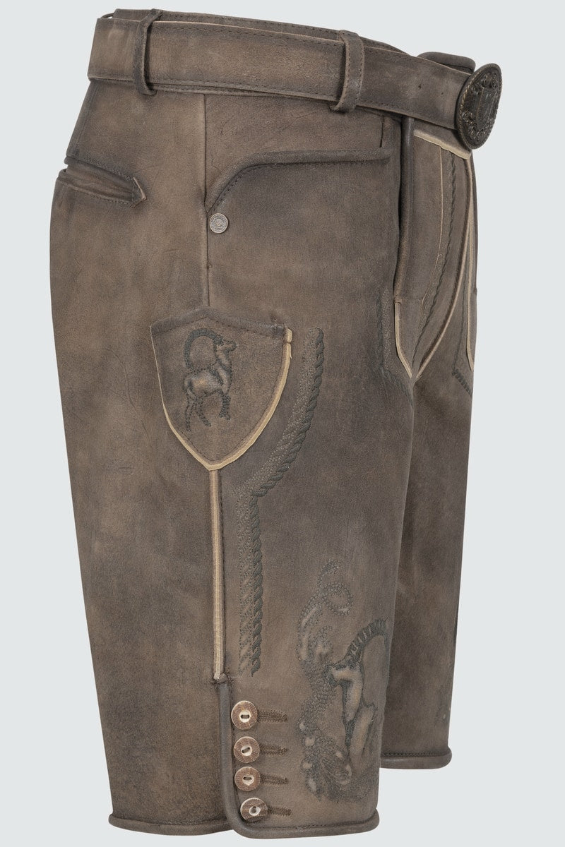 Lederhose Ilian mit Gürtel