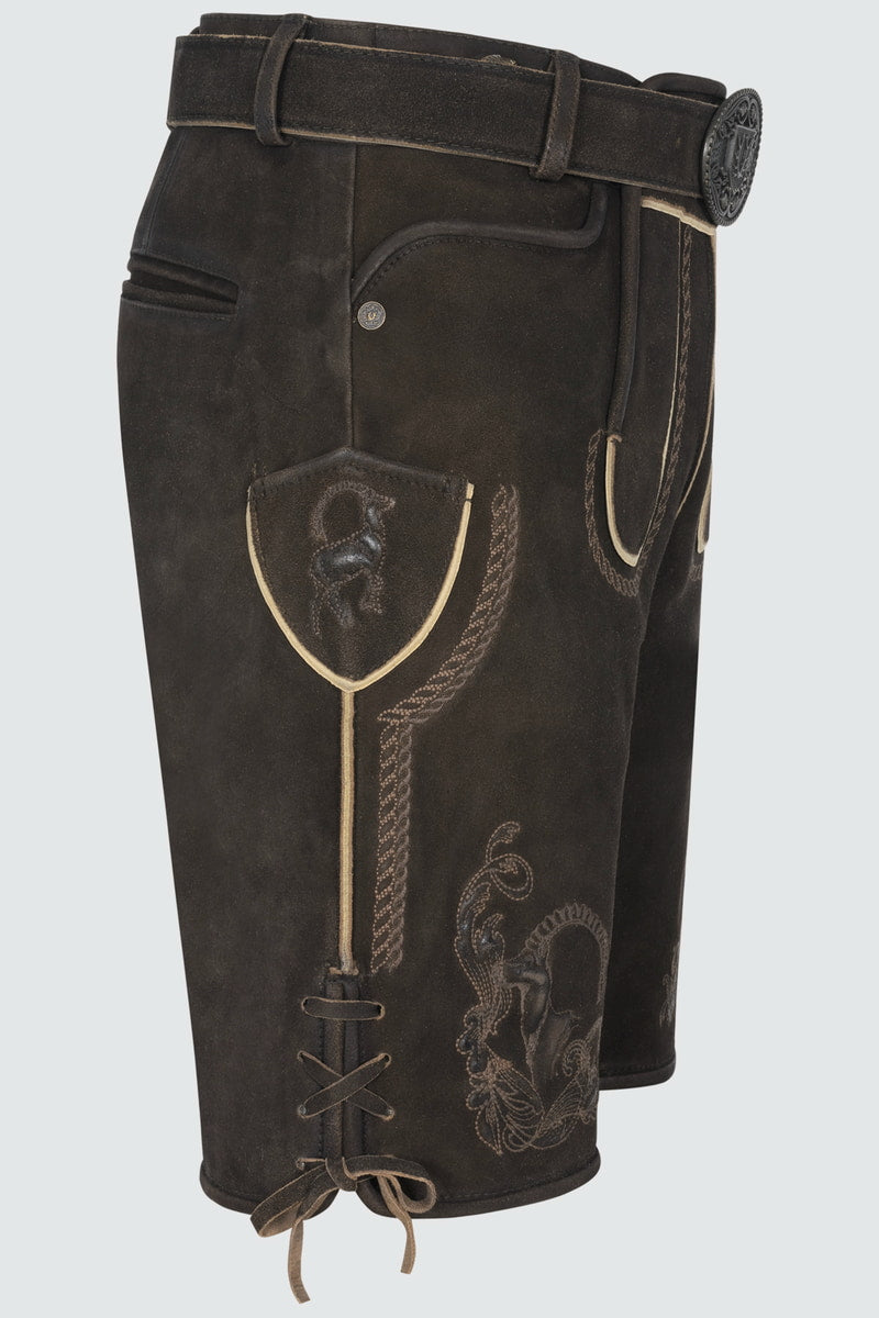 Lederhose Balian mit Gürtel